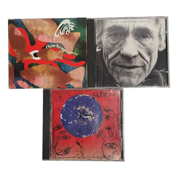 The Cure Lot Of 3 Tested 80s-90s CD's Elektra Pre-owned - Picture 1 of 4